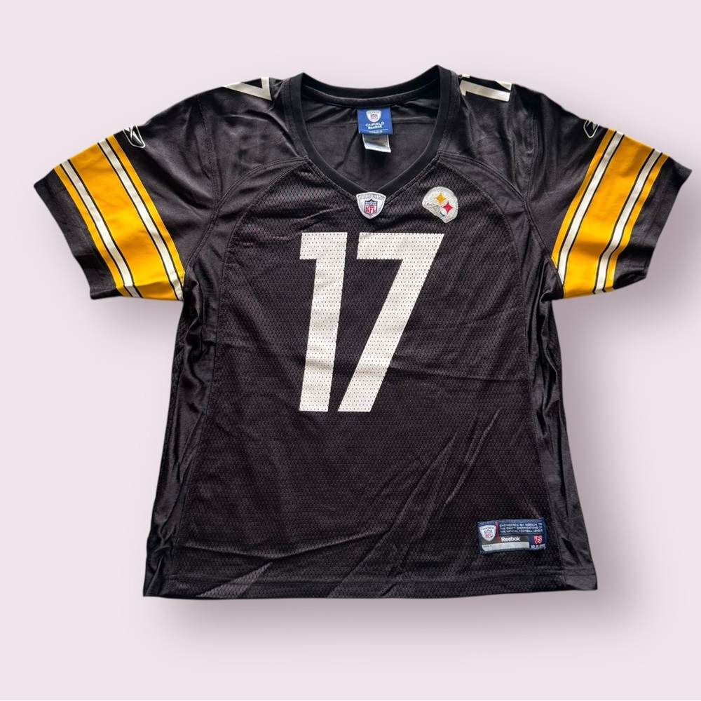 NFL Wallace #17 Black Pittsburgh Steelers Women’s Jersey Size M/L - Picture 3 of 9